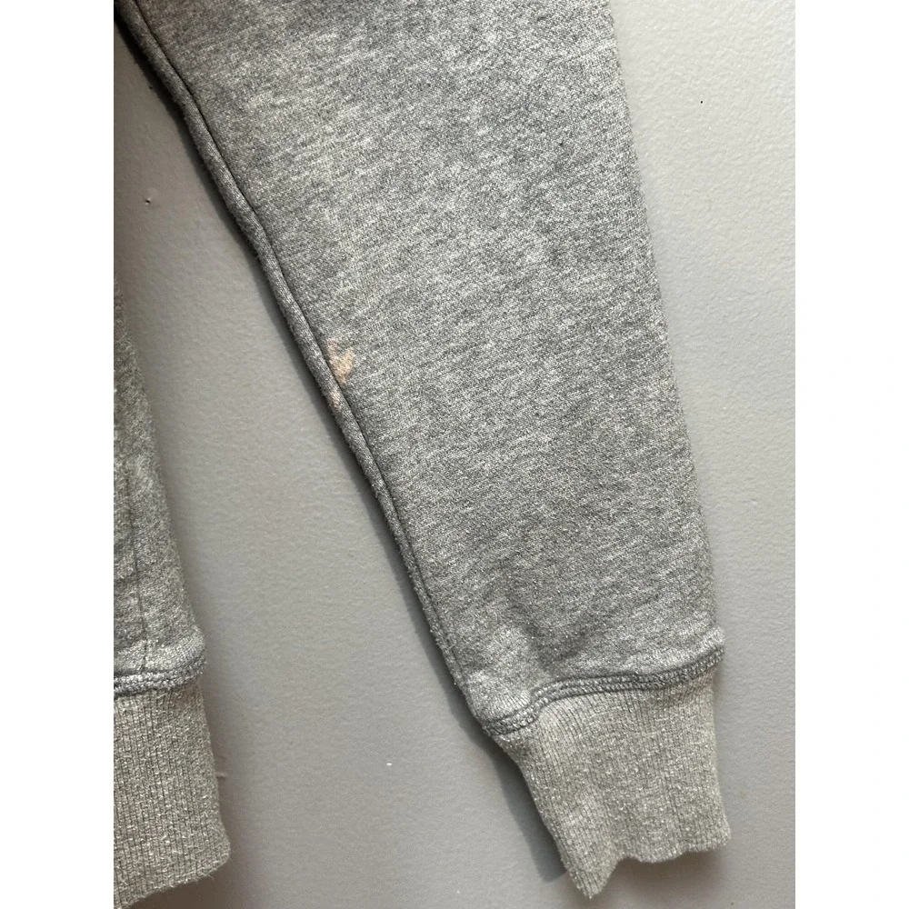 Harding-Lane Sweatshirt Mens Small‎ Gray Needlepoint Car Christmas Tree Holiday